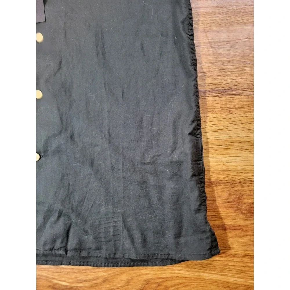 BANANA REPUBLIC MEN SLIM dark green ORGANIC COTTON FABRIC size small
